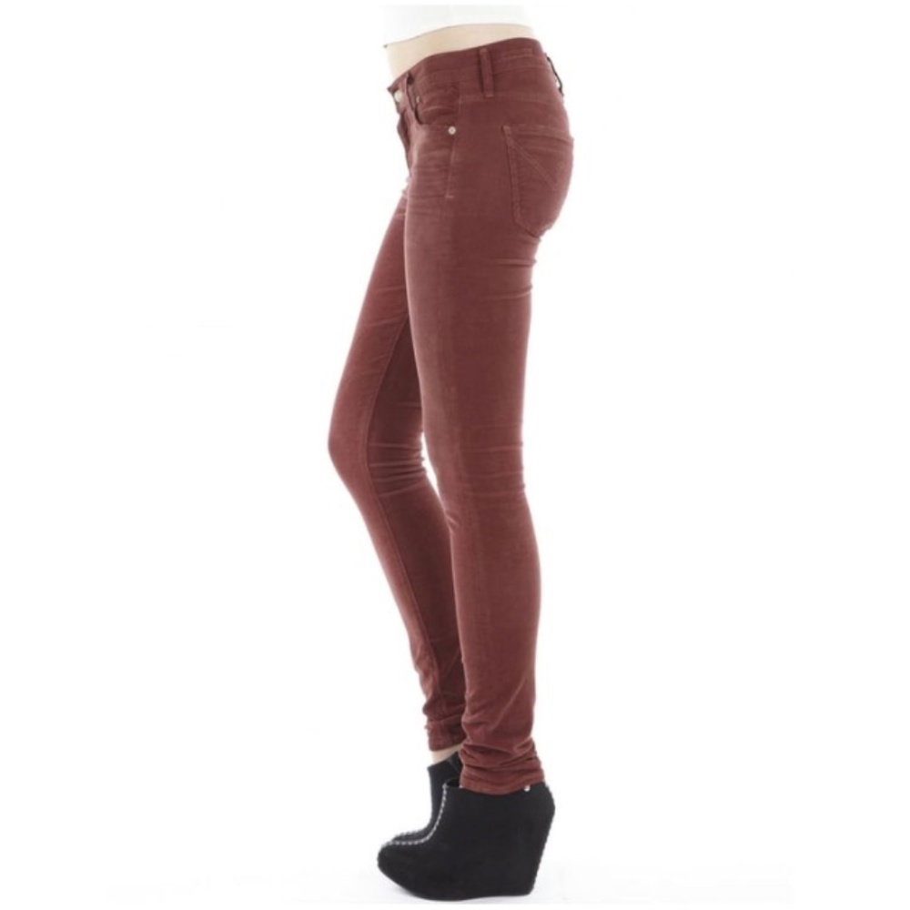 CITIZENS OF HUMANITY Maroon Ava Lowrise Jeans 27 - Picture 3 of 16